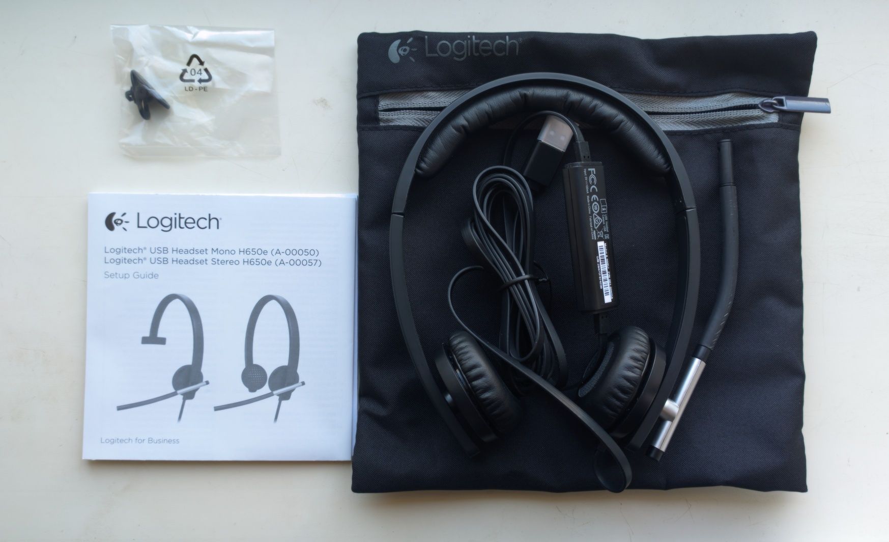 Гарнитура  Logitech H650e Stereo (981-000519)