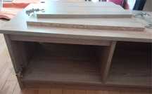 vidaXL Szafka pod TV, z drzwiczkami, dąb sonoma, 102x30x36 cm