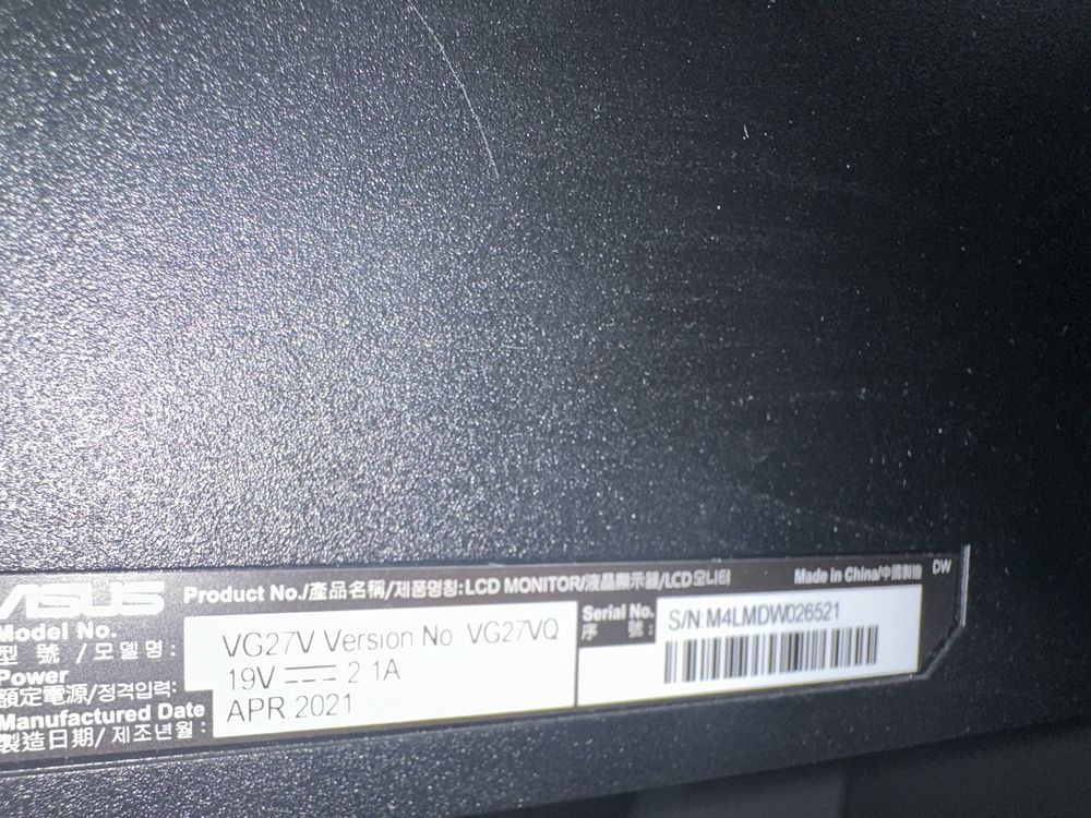 ASUS TUF Gaming monitor gamingowy