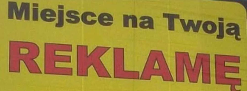 Reklama One Way Vision firmowa na tylną szybę