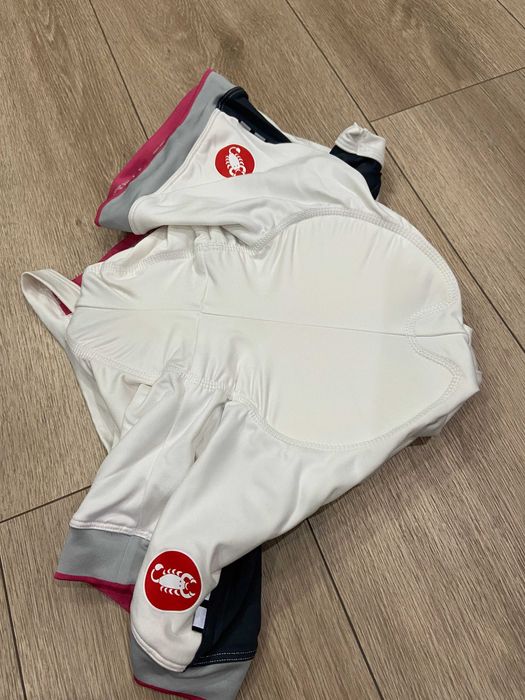 | L-M | Женский Велокостюм / Вело боди Castelli White Perla Body Suit