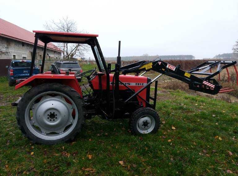 Ursus 2812, Tur, Krokodyl, Łyżka, 1 właściciel, wąskie koła do oprysku