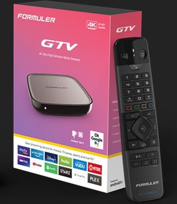 Formuler Android TV GTV 4K 1G/LAN IPTV Comando Bluetooth TOPO DE GAMA