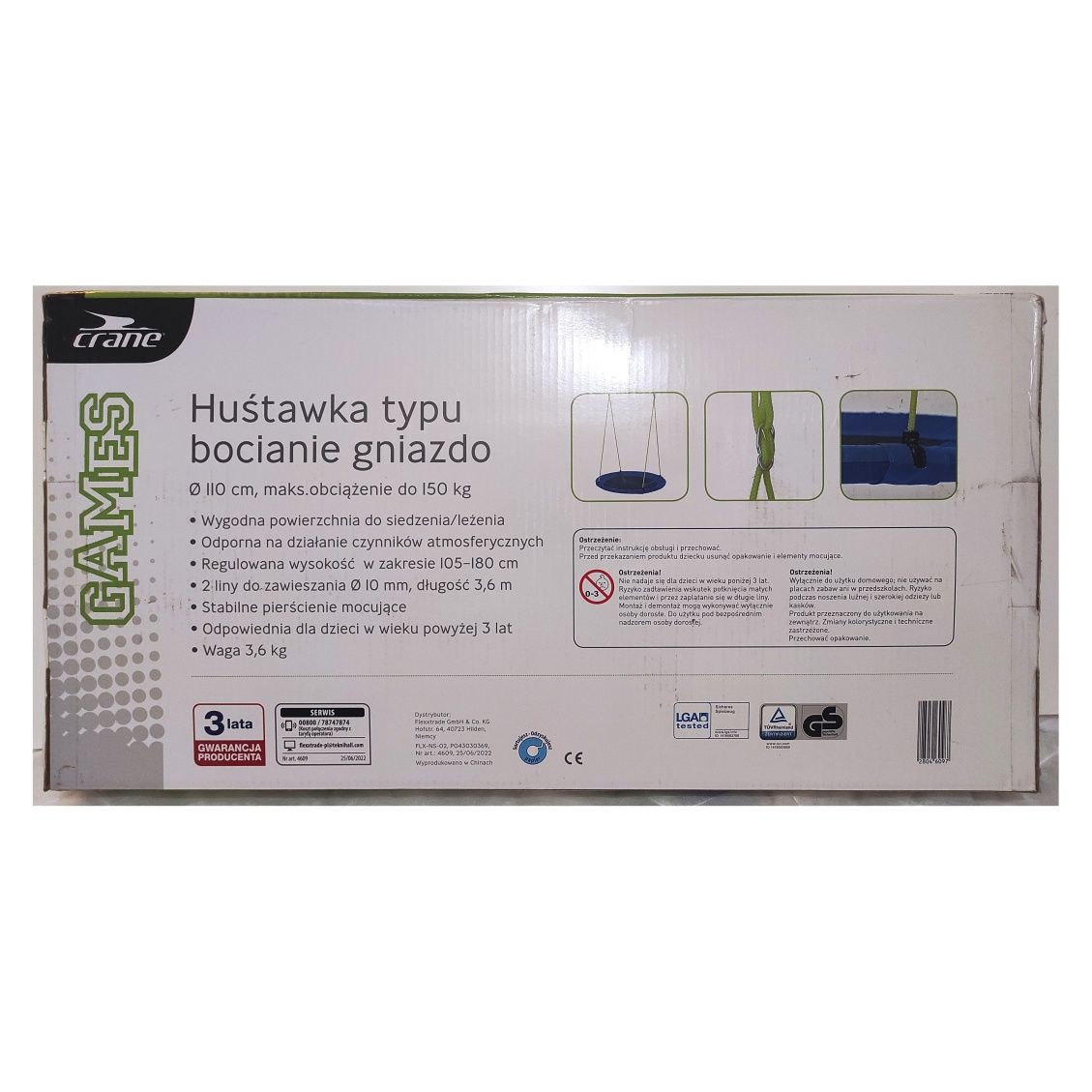 Huśtawka bocianie gniazdo