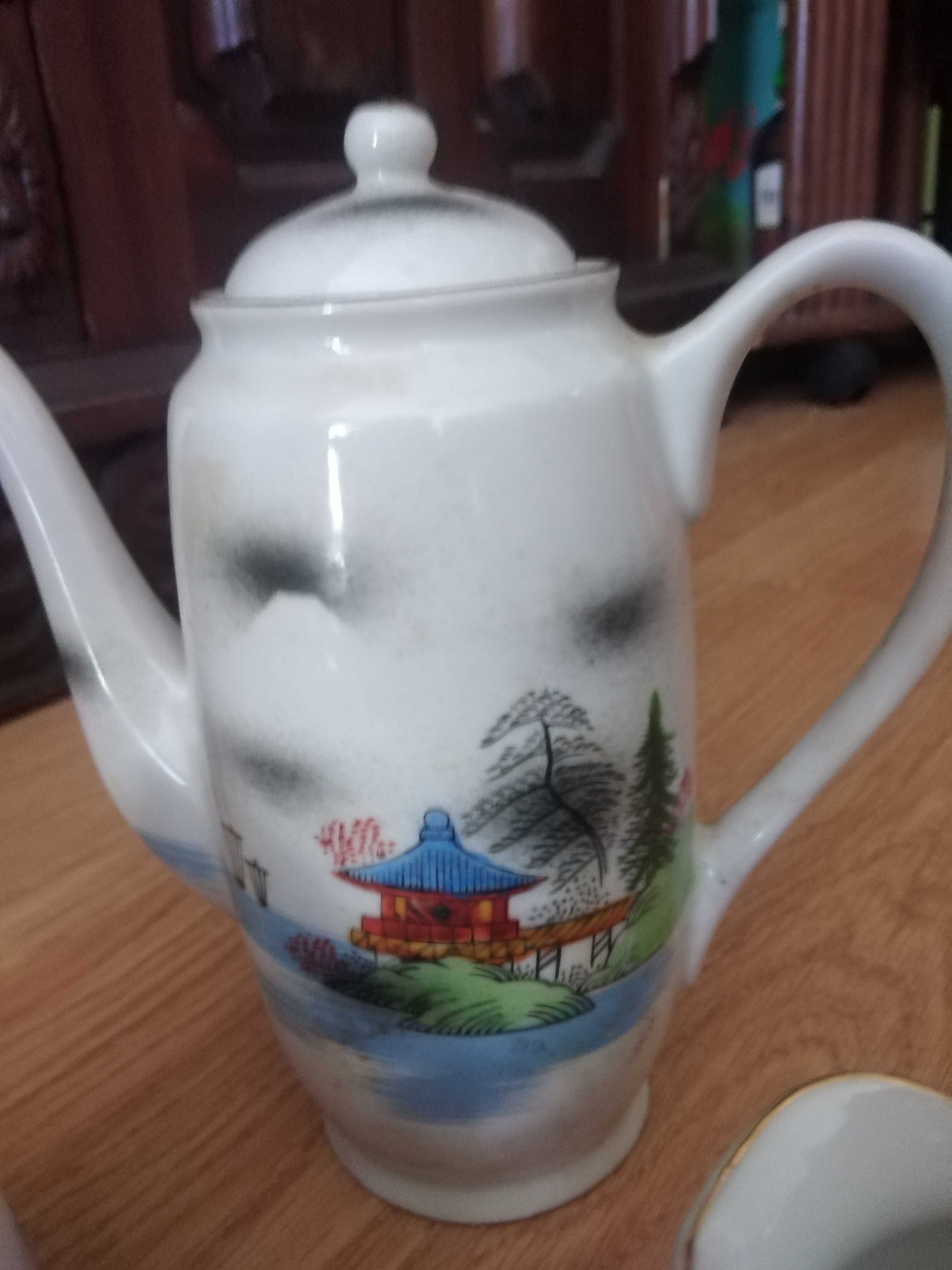 Serviço de café porcelana chinesa