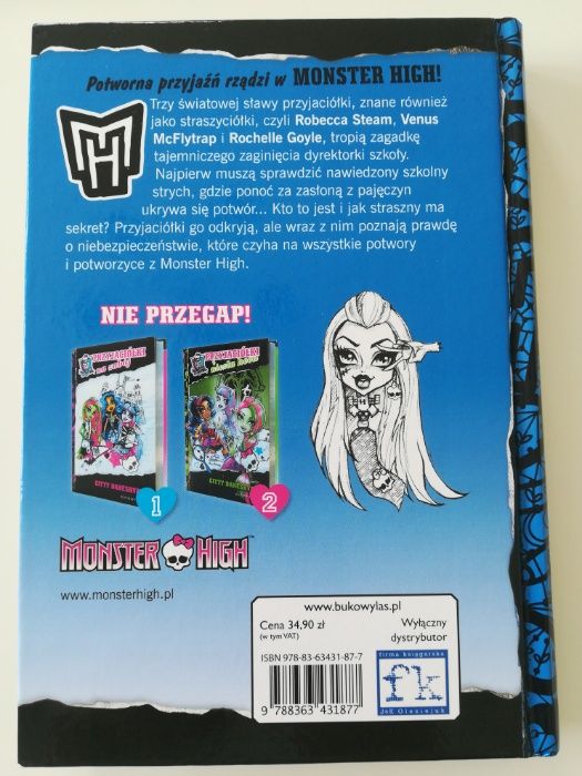 Książki Valentina i spółka, Monster High zestaw