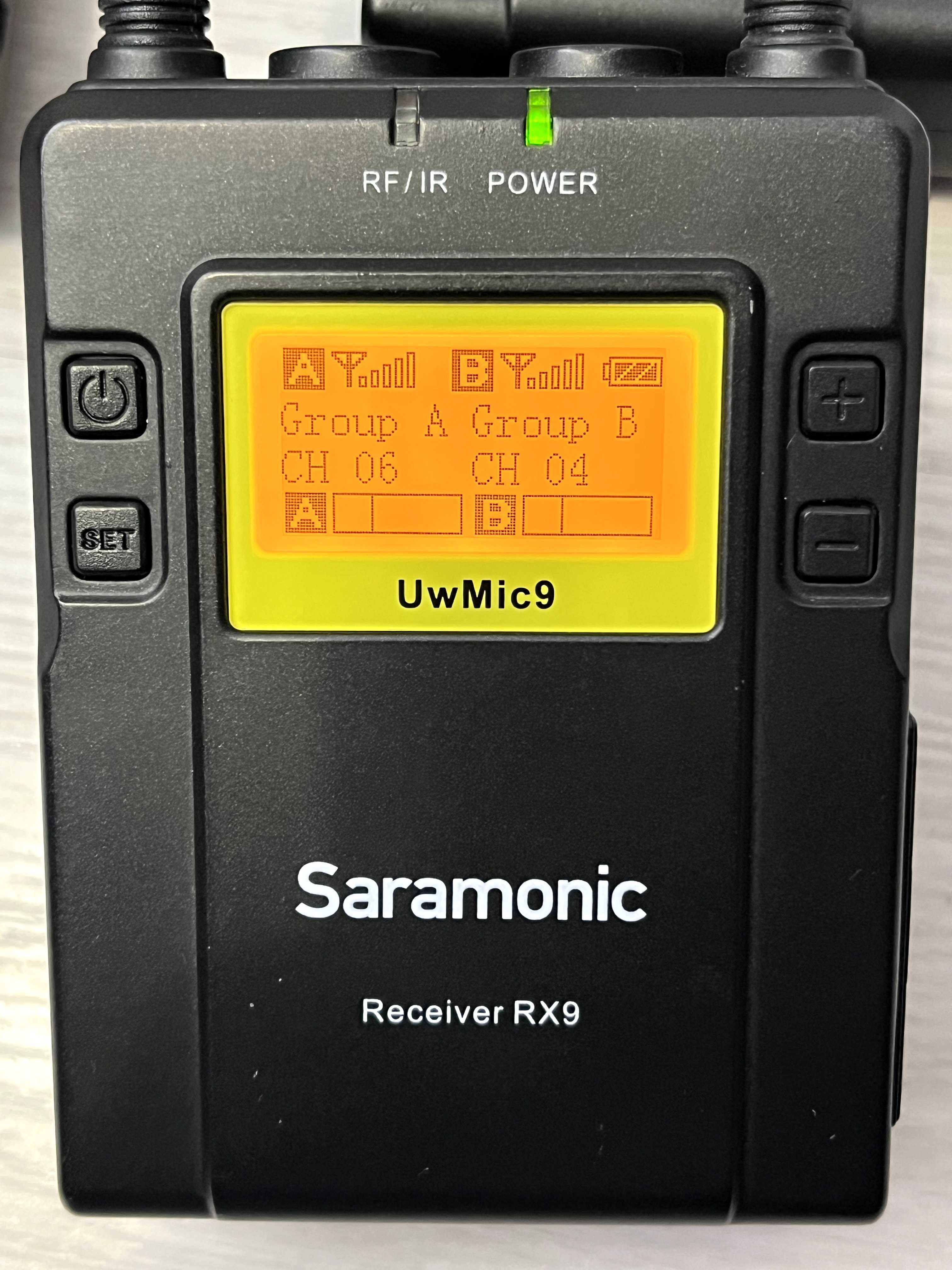 Мікрофонна радіосистема Saramonic UwMIC9 (2 передавача,1 приймач)