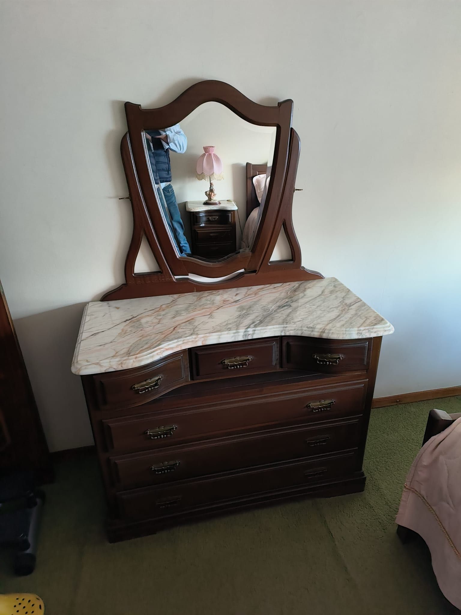 Mobilia completa quarto casal vintage