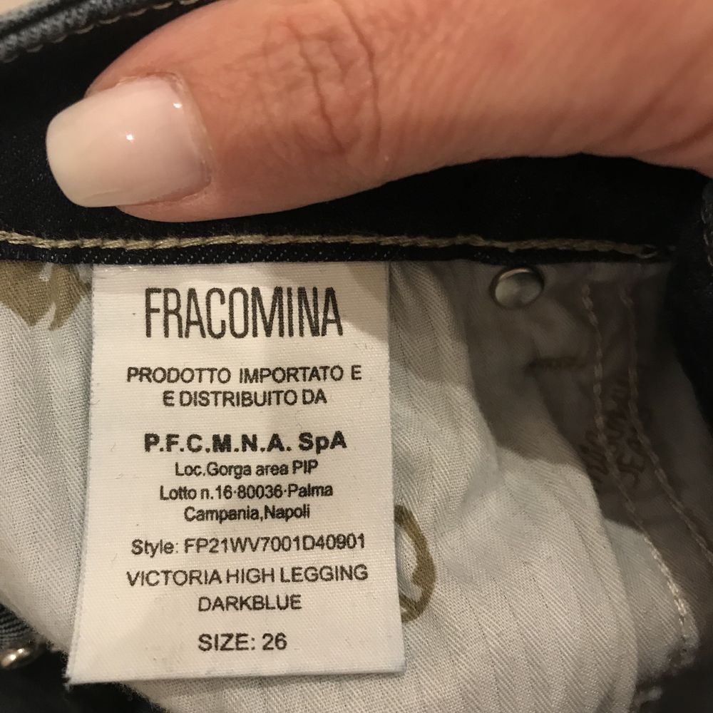 Calças ganga skinny fit da Fracomina