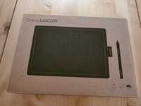 Czerwony tablet graficzny wacom