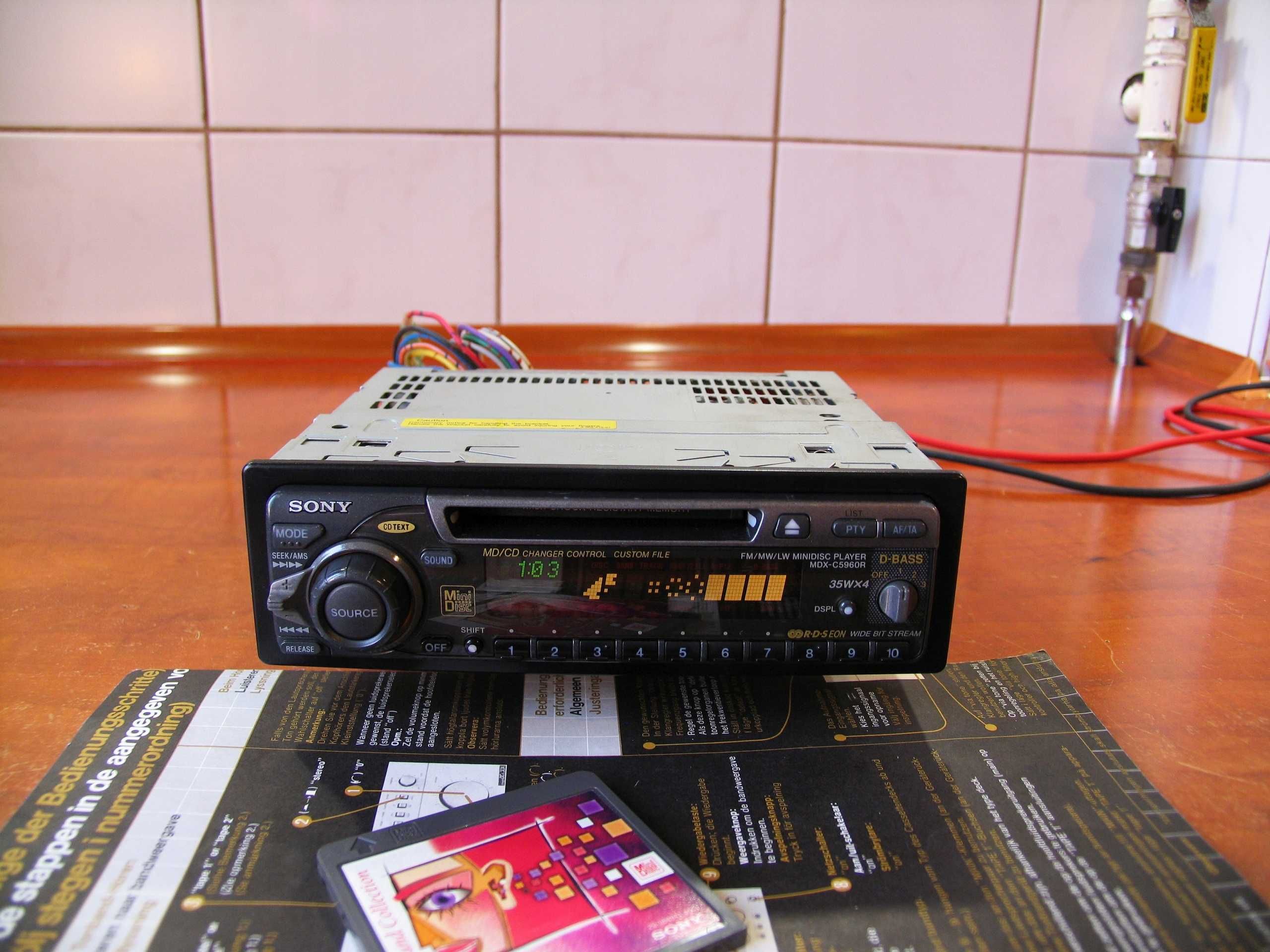 SONY MDX-C5960R / Mini Disc '' Super Stan ''