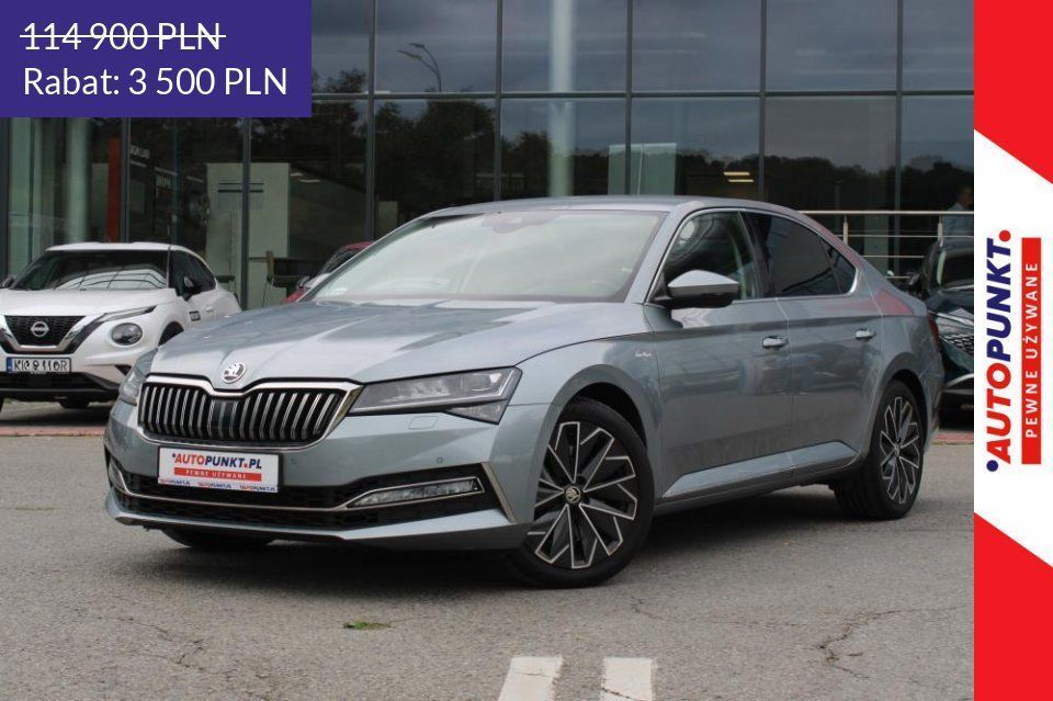Skoda Superb Laurin & Klement 2.0TSI 4x4 272KM, 2020r. *Salon PL* Skóry* EL. Fotele