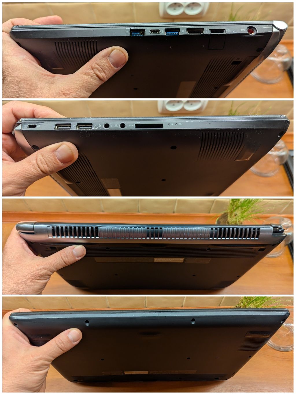 Acer aspire VN7-593, i7-7700HQ, 16 RAM, 128 SSD, GTX 1060  (6gb)