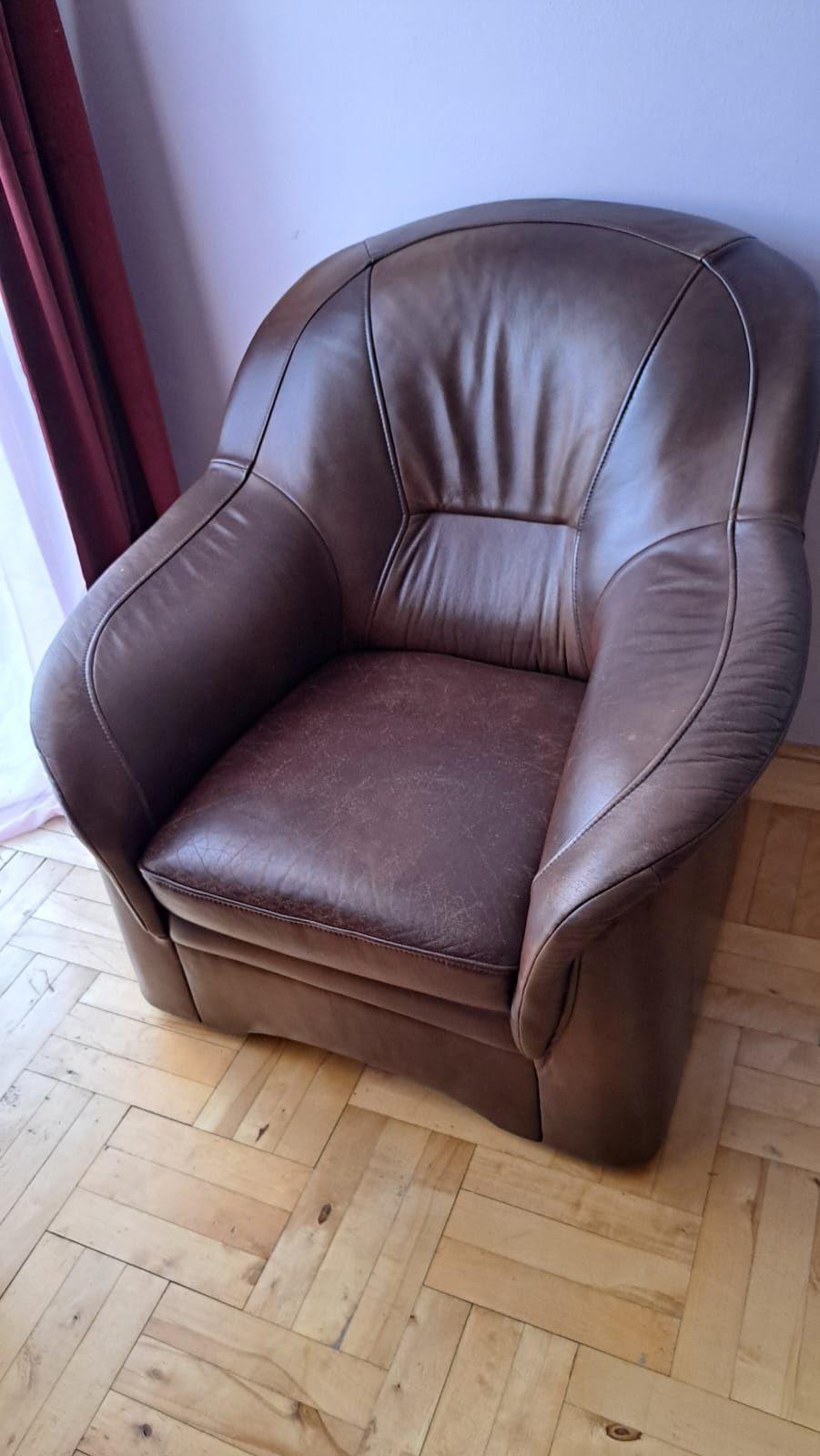 Fotel skórzany  jednosobowy