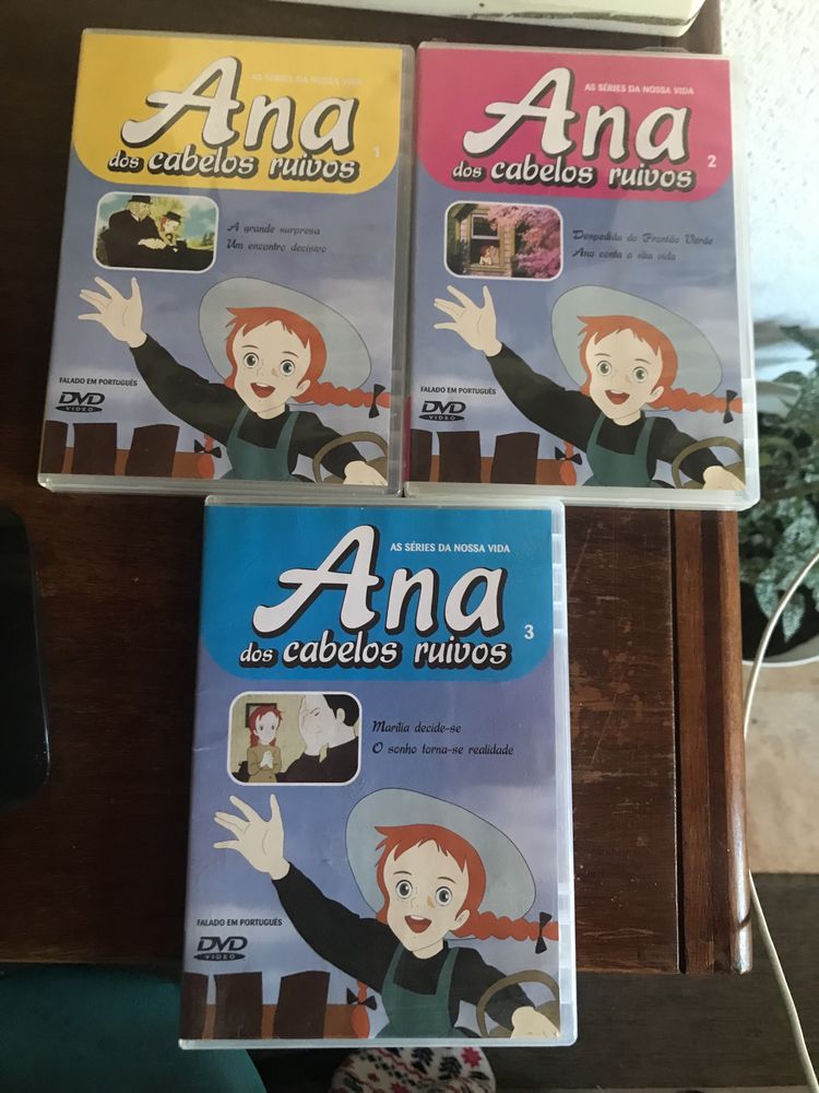 3 DVD Ana dos Cabelos Ruivos