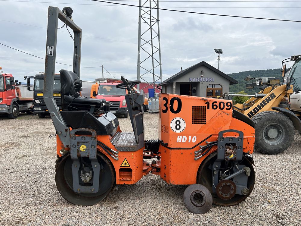 Walec drogowy HAMM HD 10 z Niemiec 3000kg nóż do masy