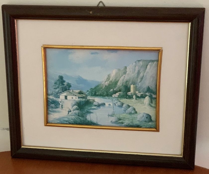 Quadros Decorativos (2 com imagem de Cavalos +1 com imagem de Paisagem