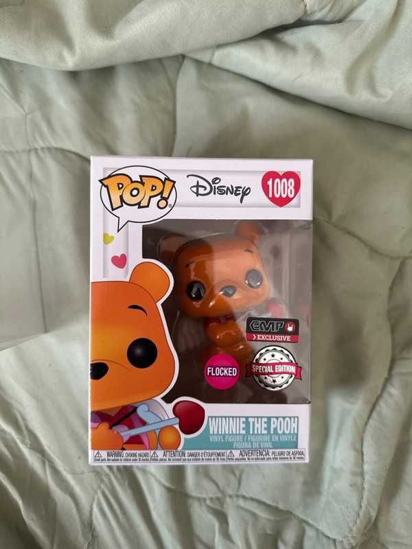 Funko Pop Disney Winnie the pooh Flocked 1008 Kubuś Puchatek Walentynk