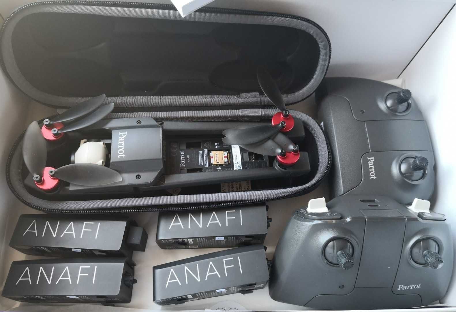 Troco-Drone Parrot Anafi FPV;Oculos;4baterias;2radios;mala;Ler anuncio
