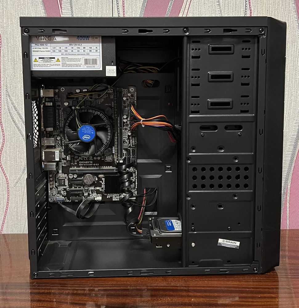 ПК: Pentium G4560, 3,5МГц/4GB/ HDD 500 ГБ / FSP-power  650VA