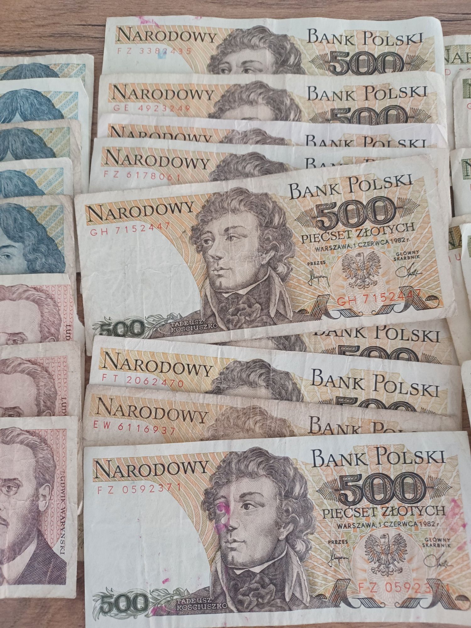 Banknoty PRL 26 szt