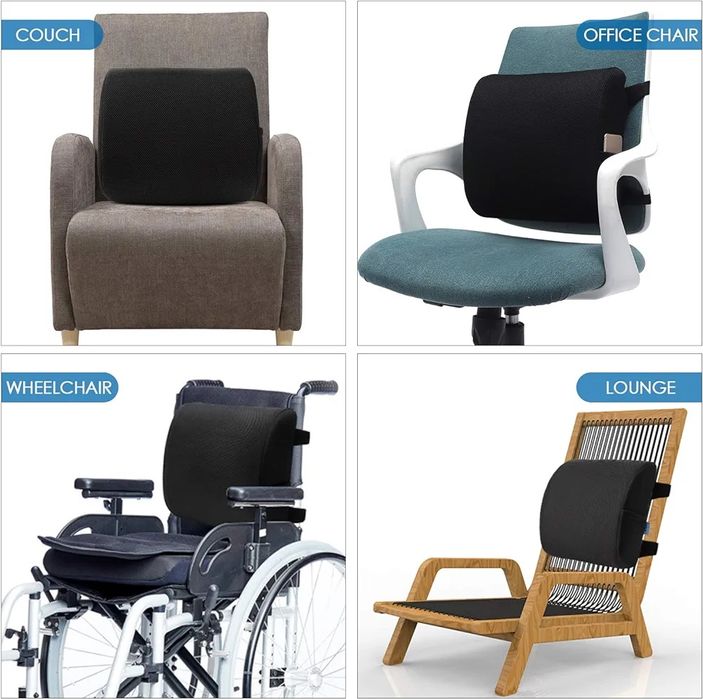 Poduszka lędźwiową pod plecy oraz na siedzenie