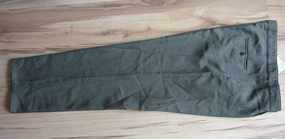 Spodnie męskie szare garniturowe 52