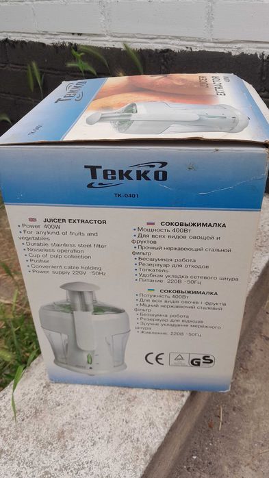 Соковижималка Tekko.