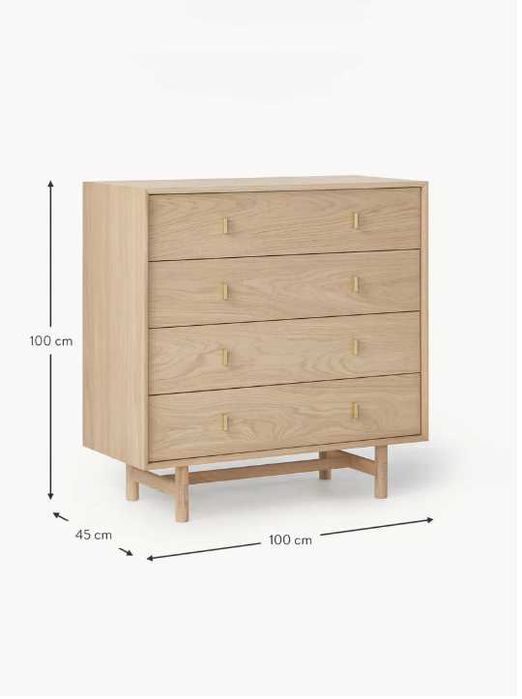 Komoda z drewna dębowego Diana (Westwing)