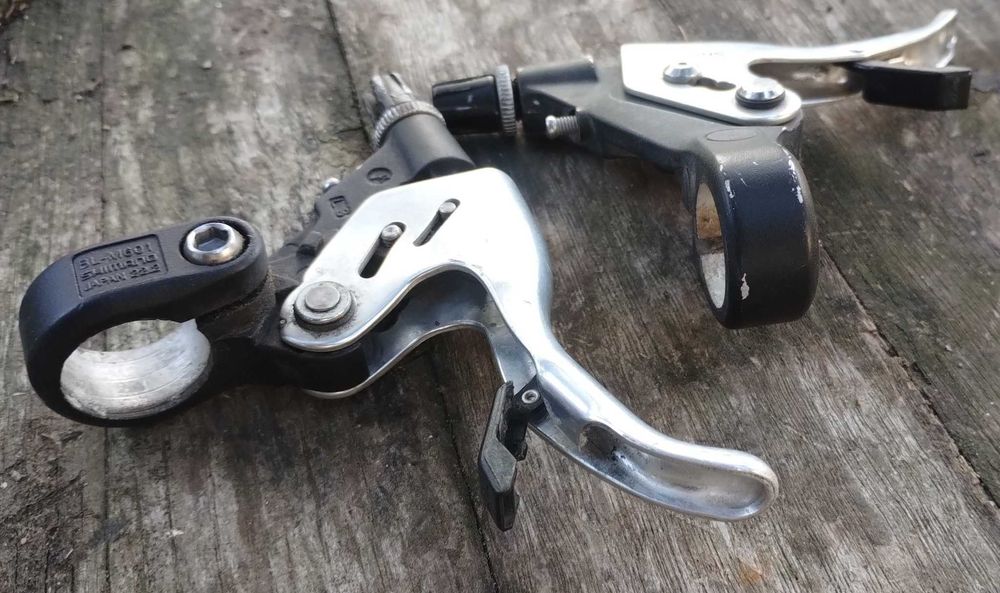 Hamulce Shimano BR-M600 Retro MTB uszkodzone klamki gratis