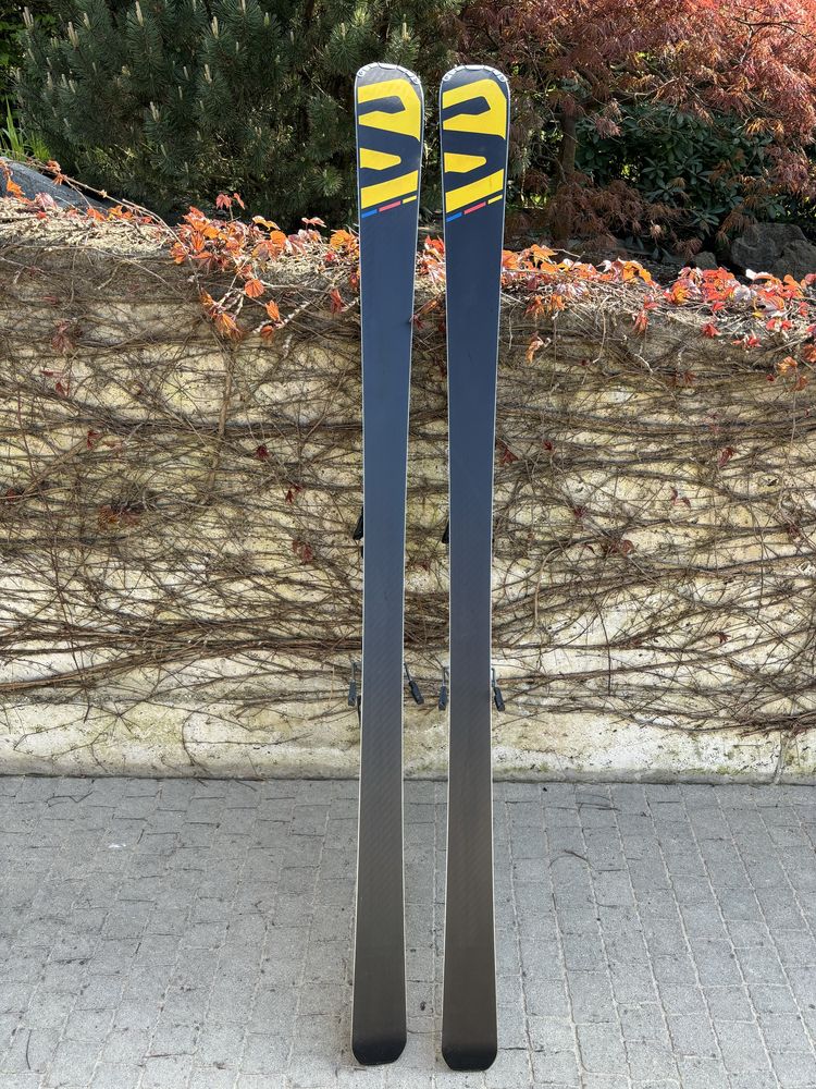 Narty Salomon X-RACE, FTF system, powerline 500, woodcore