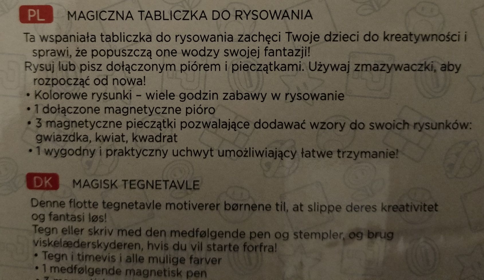 Magiczna tabliczka / Magnetyczna tablica do rysowania Super Mario