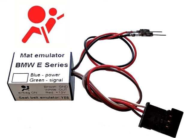 Emulador Esteira AirBag+Cinto BMW Serie 3 E90 E91 E92 E93 NOVO