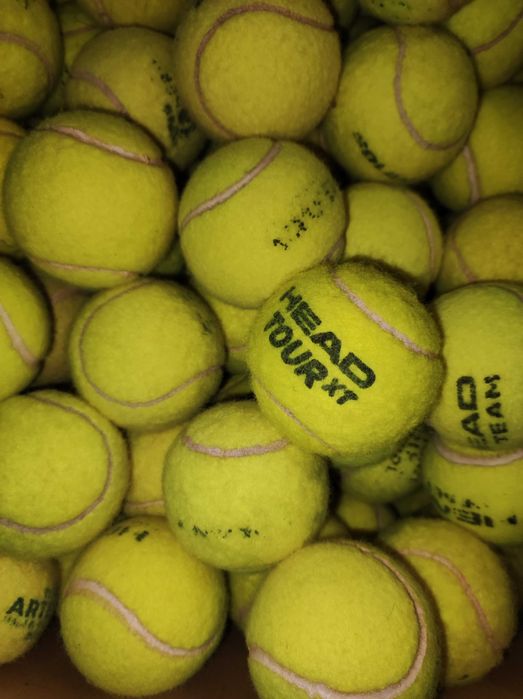 używane piłki tenisowe 99 sztuk z wysyłką