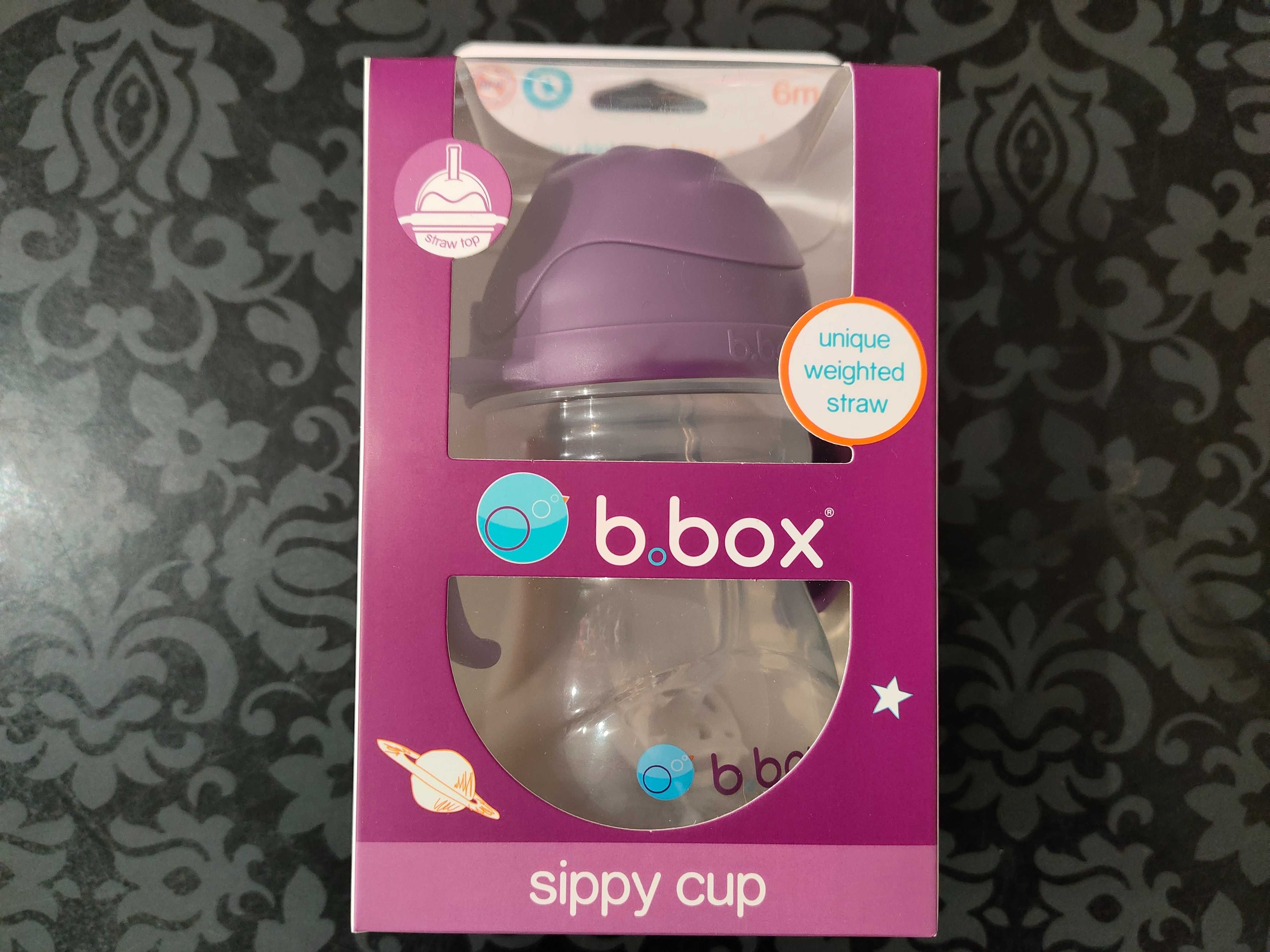 Bidon ze słomką 240 ml, b.box GRAPE