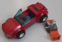 Klocki LEGO city czerwone auto sportowe kabriolet 8402 sports car