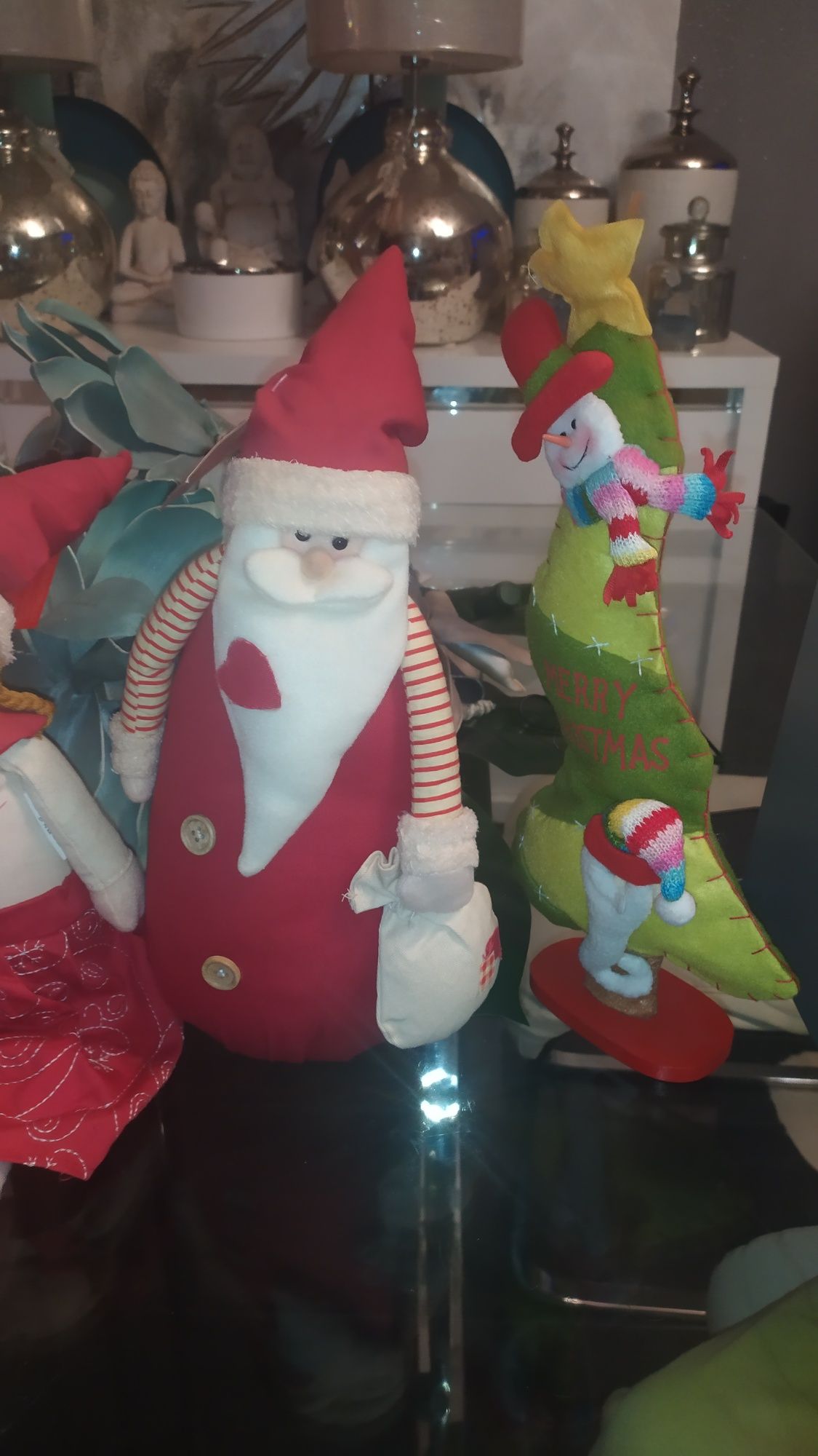 Conjunto de 7 figuras decorativas de natal