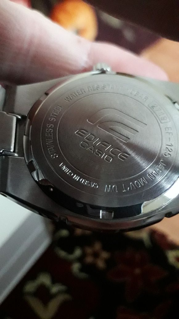 Годинник часы Casio EF 125-D, Casio Edifice-125, оригінал. Стан нового