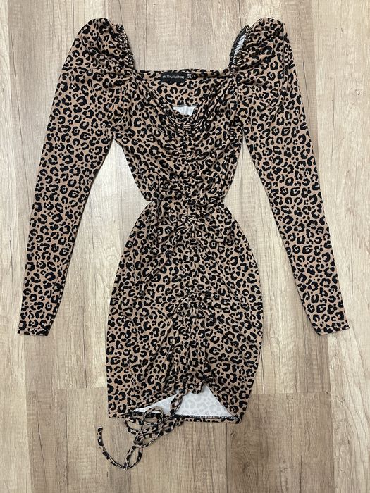 Сукня жіноча з леопардовим принтом