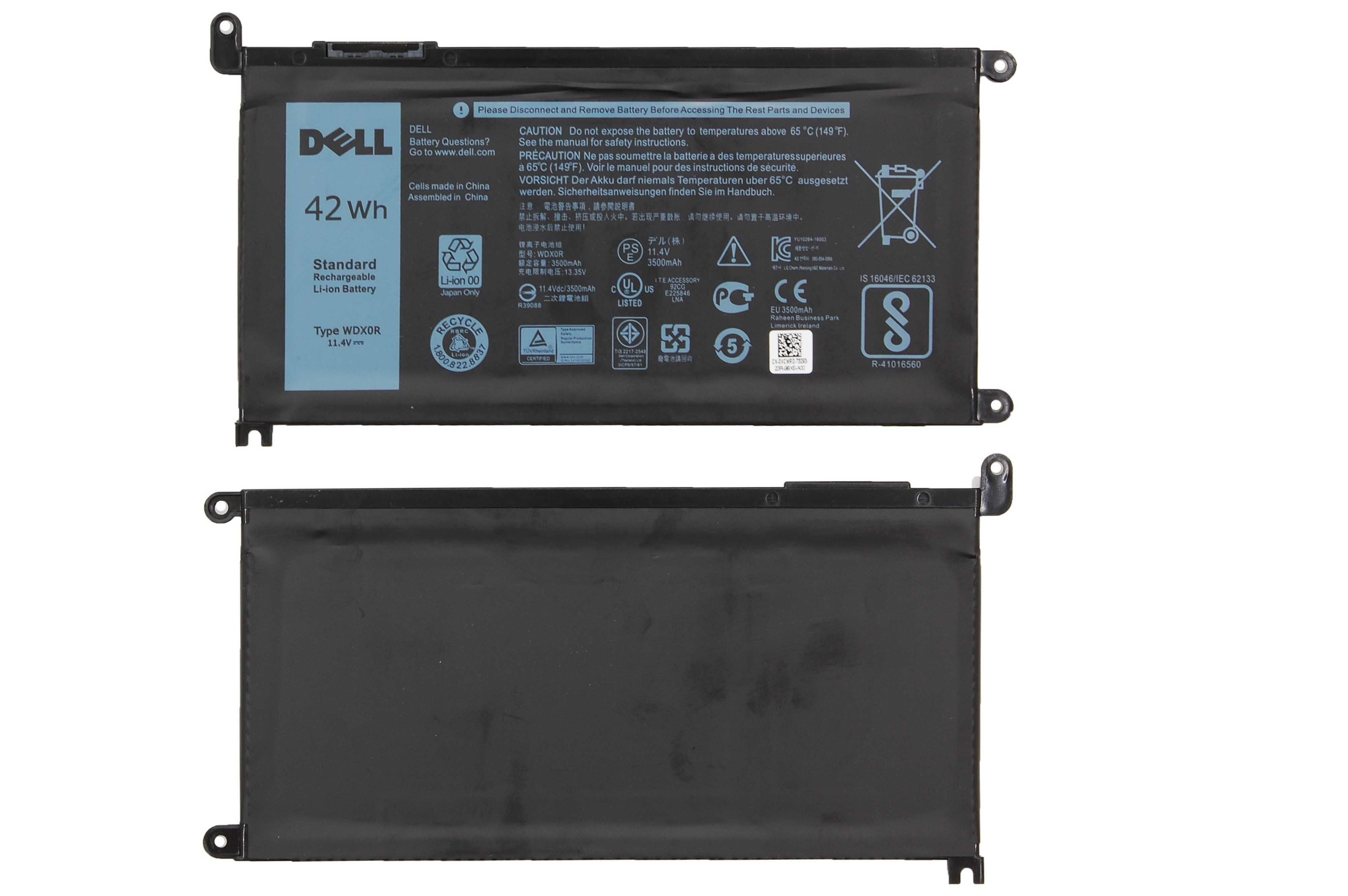 Батарея DELL Inspiron 13 5368 14 7460 WDX0R 11.4V 3500mAh ОРИГИНАЛ