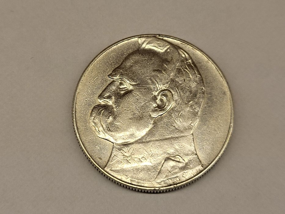 Srebrna moneta 10 złotych Józef Piłsudski 1938