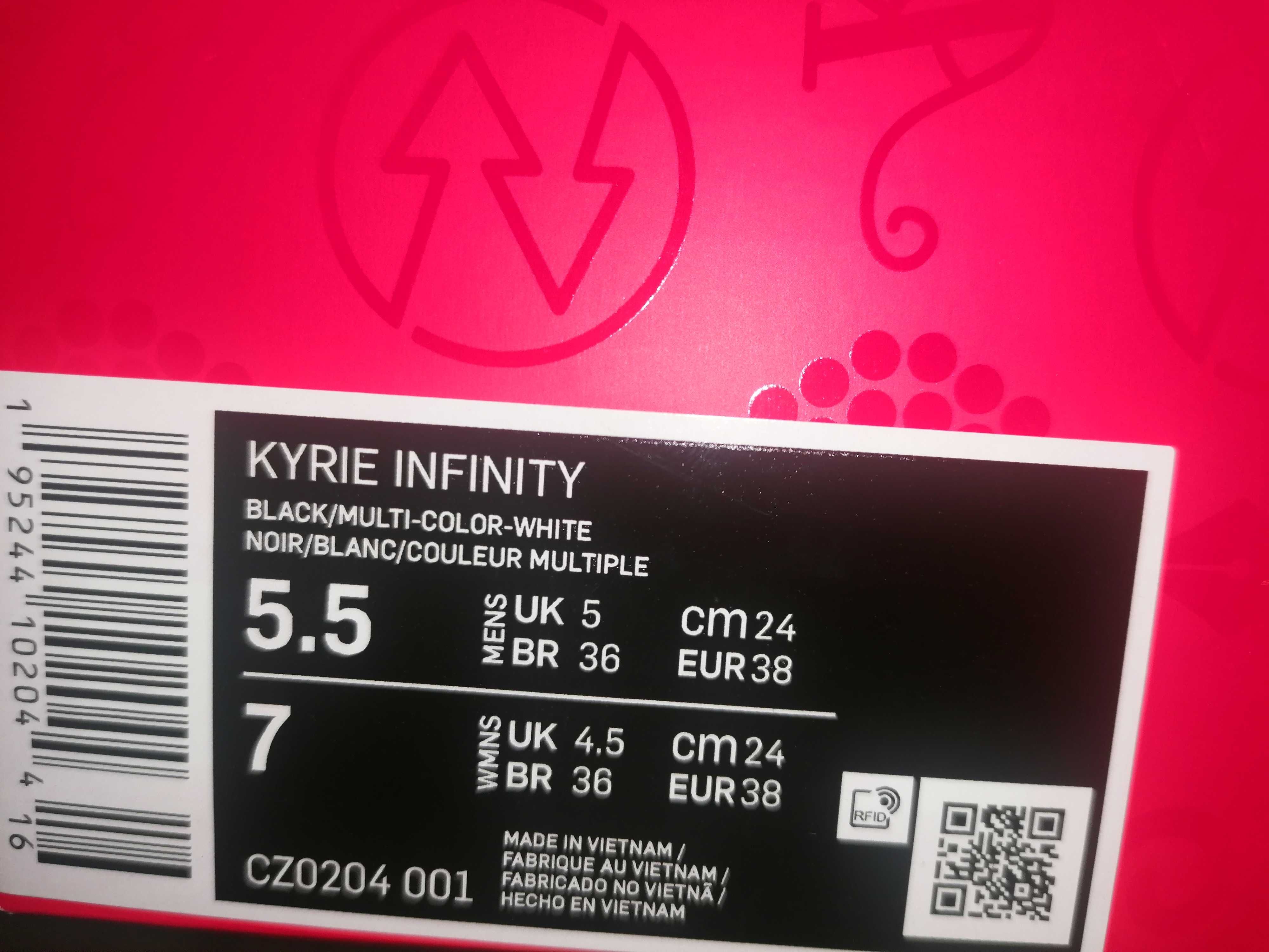 Nowe Nike Kyrie 8 Infinity,, fire and ice''38