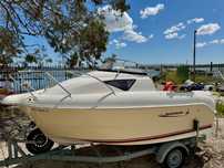 Barco Quicksilver 460 Cabin, Tohatsu 50hp 4T MFS, GPS/Sonda + Reboque