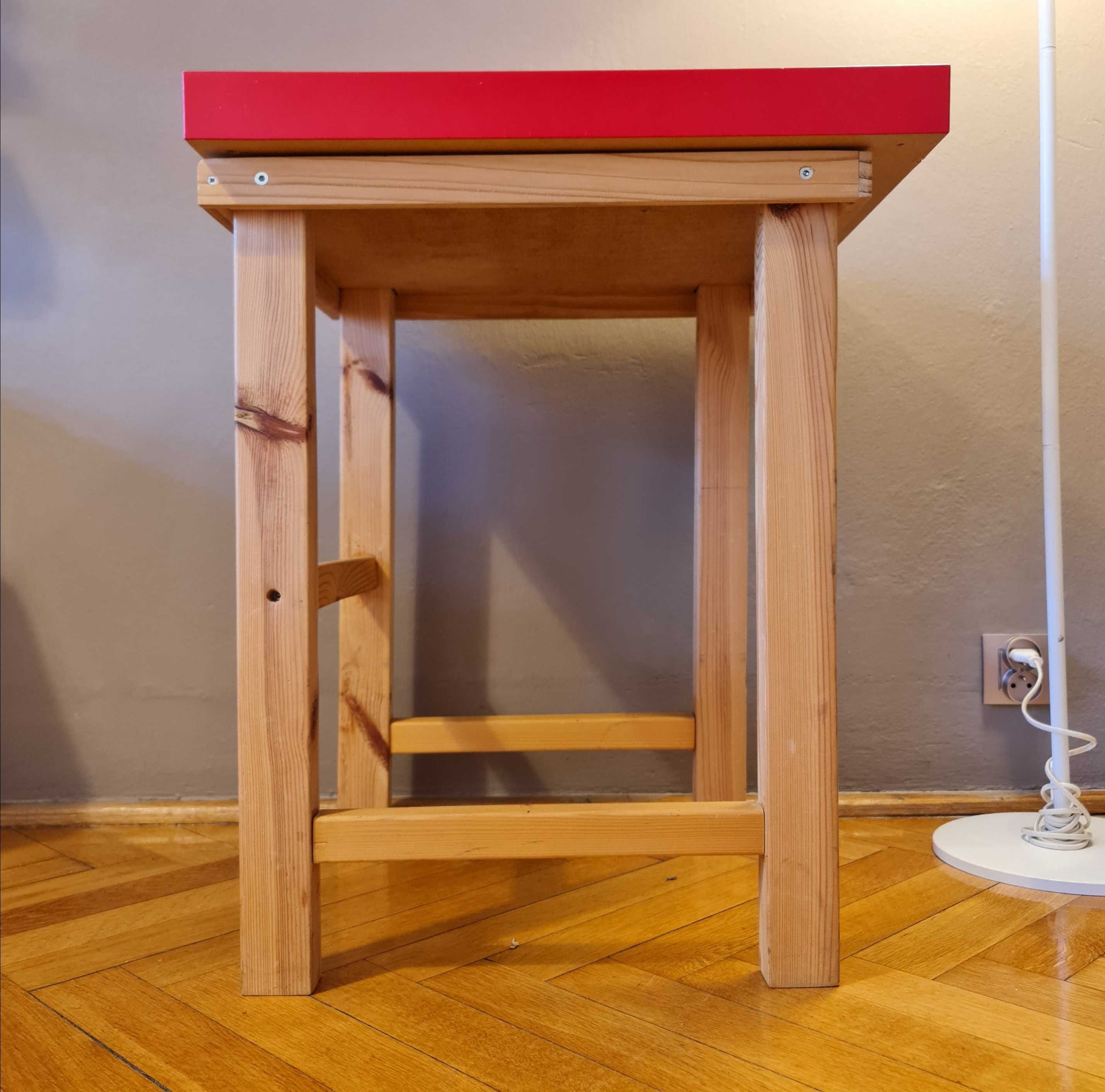 iKEA stół, stolik dla dziecka, z uchylnym blatem i półką