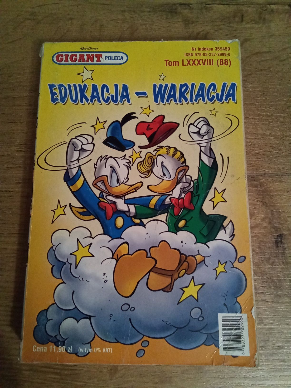 Edukacja -wariacja Gigant tom 88 LXXXVIII Kaczor Donald KG