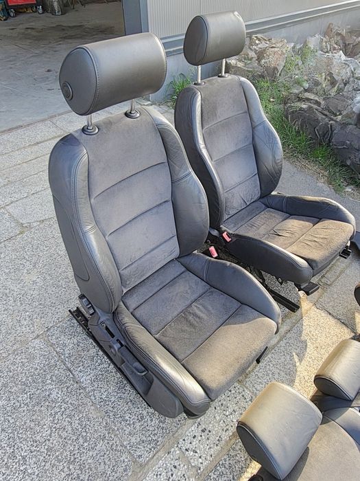 Audi a4 B6 B7 fotele kanapa boczki pół skóra alcantara KOMPLET i inne