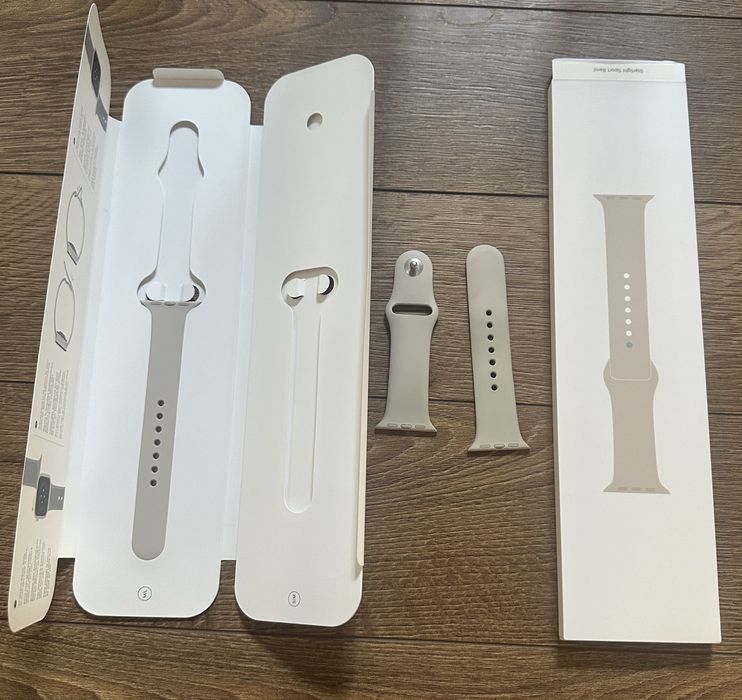 Ремінець на apple watch, 41mm, starlight, б/в оригінал