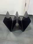 Gazetownik plexi czarny Vintage