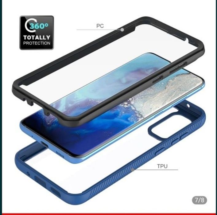 Obudowa case futerał s20+ plus full cover 360 pure Gear military pance