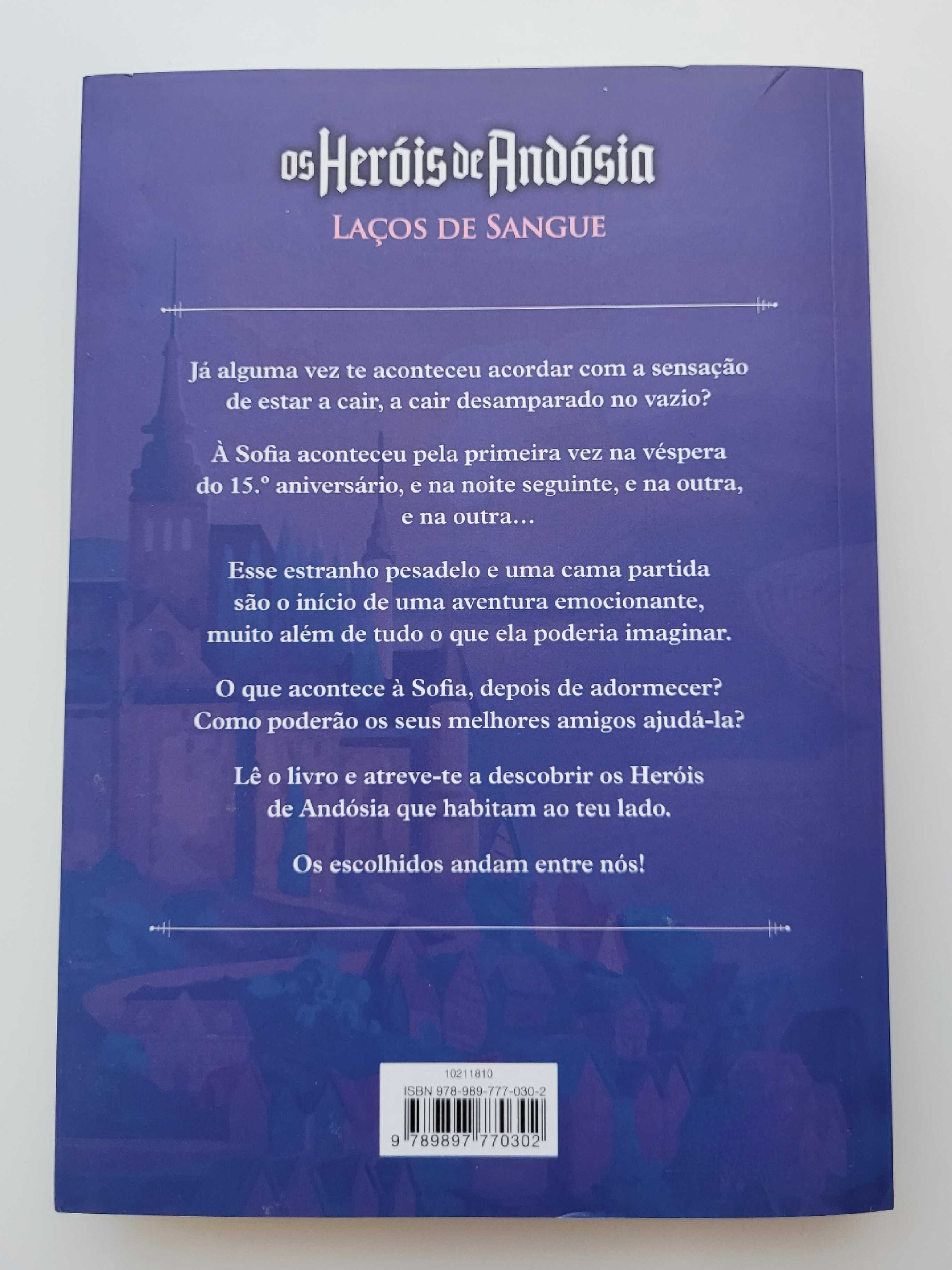 Livro " Heróis de Andósia"